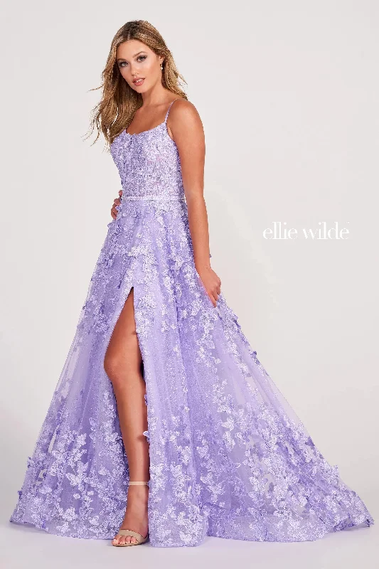 Ellie Wilde EW34109 Long Formal A Line Dress