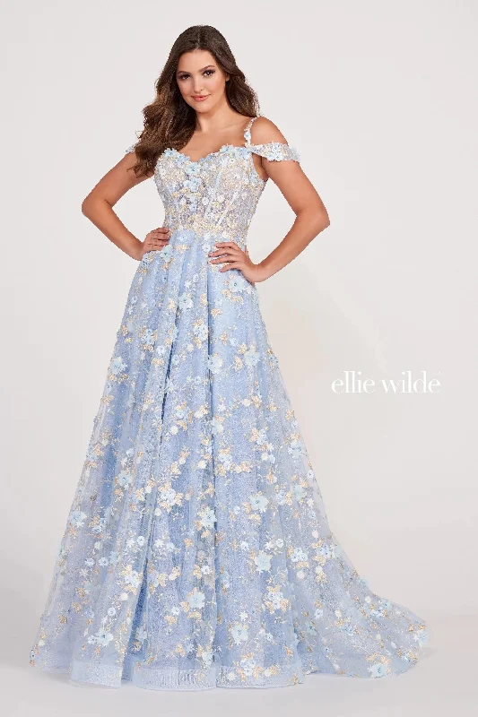 Ellie Wilde EW34122 Evening Formal Long Prom Dress