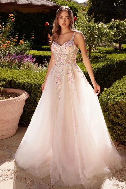 Andrea & Leo A1288 Formal Floral Prom Long Dress