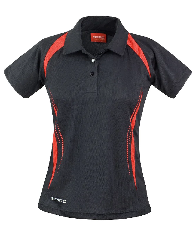 Black/Red - Women's Spiro team spirit polo