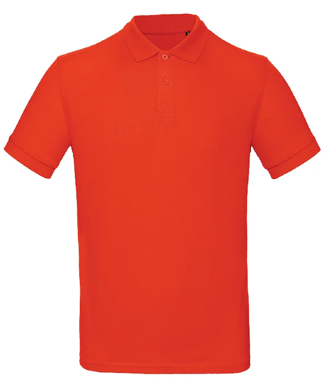 Fire Red - B&C Inspire Polo /men