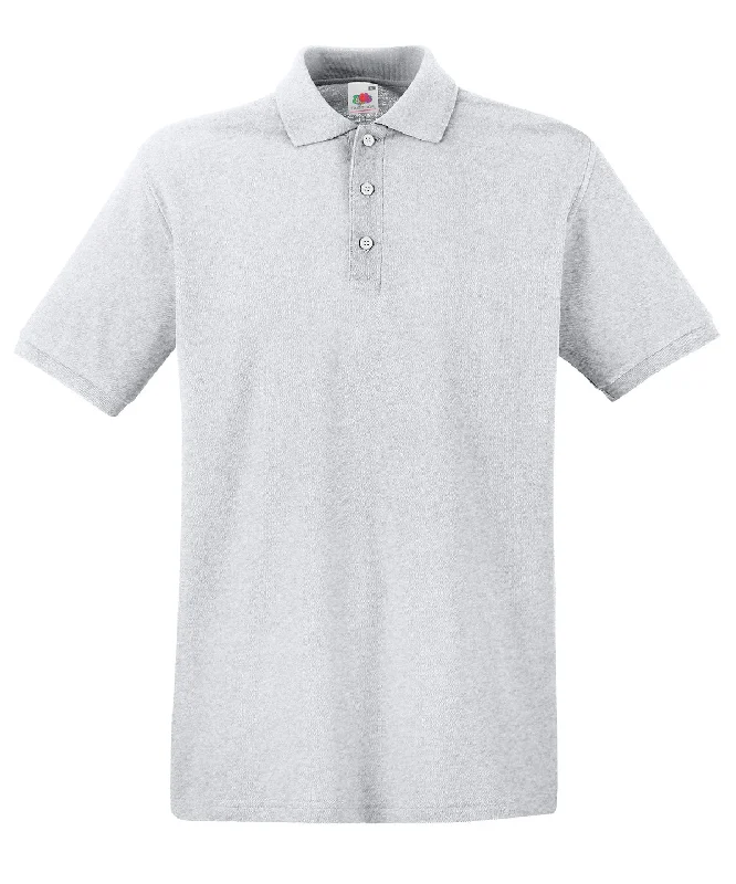 Heather Grey - Premium polo