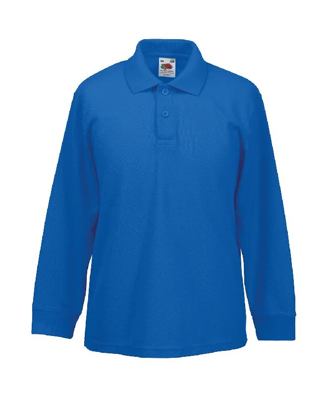 Royal - Kids long sleeve 65/35 polo