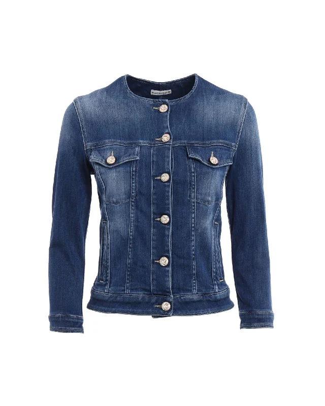 Jacob Cohen Womens Classic Fit Denim Jacket