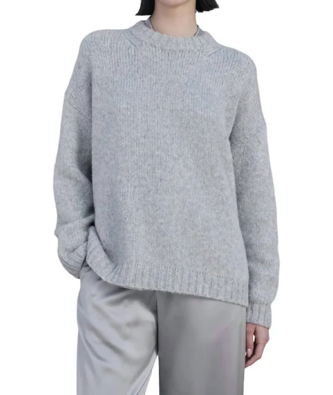 Cambria Sweater In Platinum