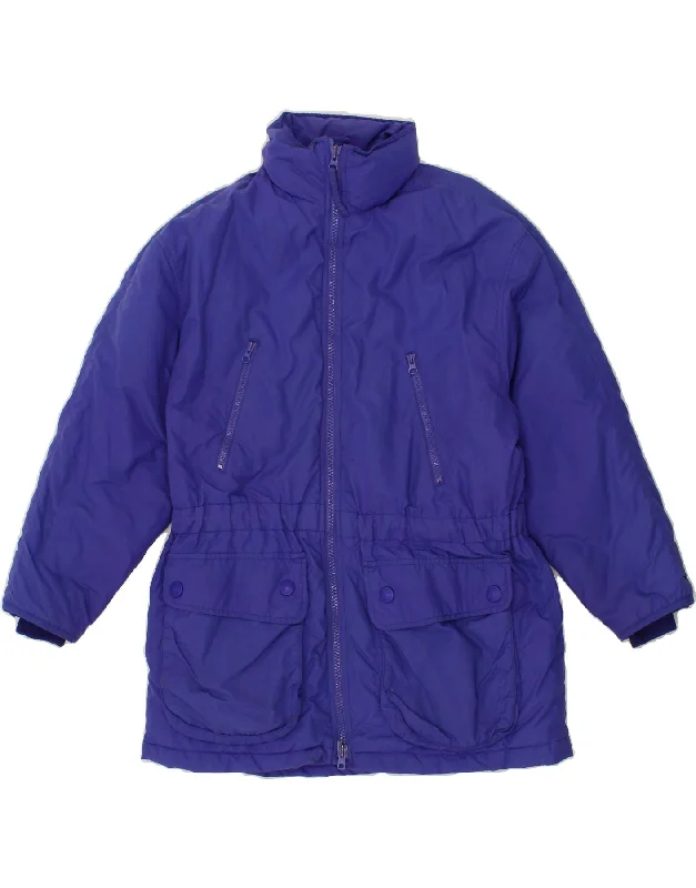 EDDIE BAUER Womens Oversized Padded Coat UK 14 Medium Blue