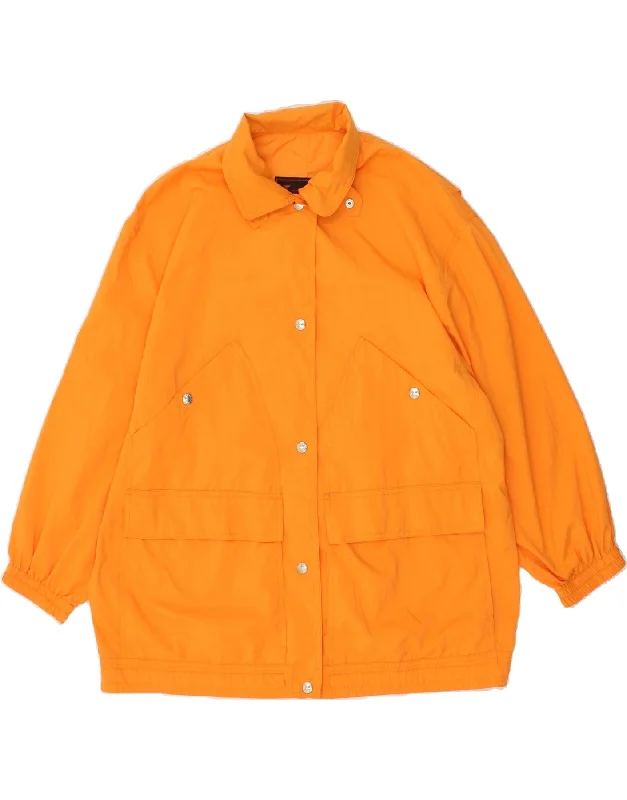 PENNY BLACK Womens Oversized Utility Jacket UK 14 Large Orange Polyester