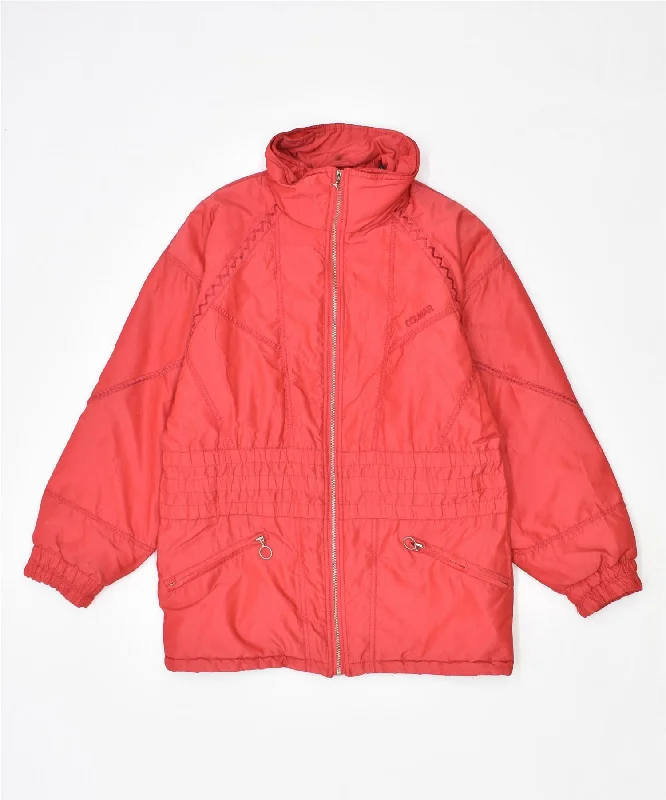 COLMAR Womens Oversized Windbreaker Jacket IT 42 Medium Red