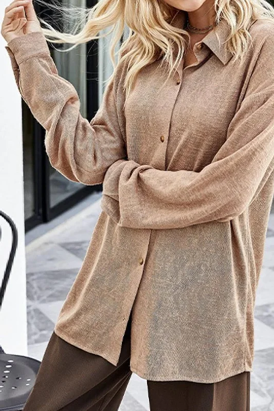 WOMEN BUTTON DOWN LONG SLEEVE SHIRTS