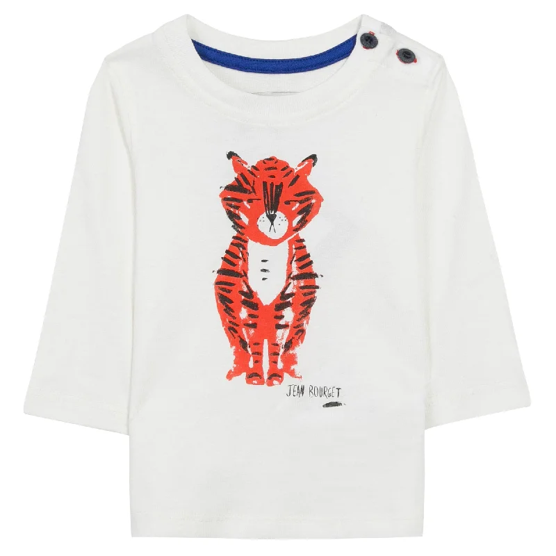 Jean Bourget Kids/Baby Tiger Long Sleeve Tee