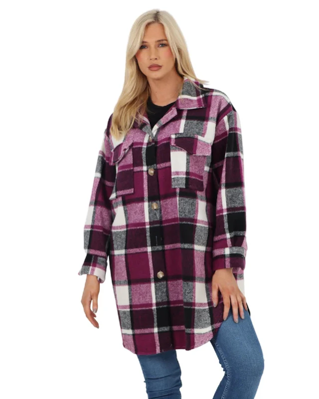 Oversized Checked Shirt